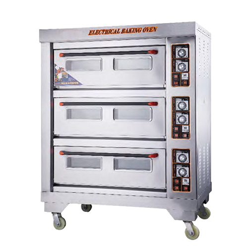 Horno de tres pisos